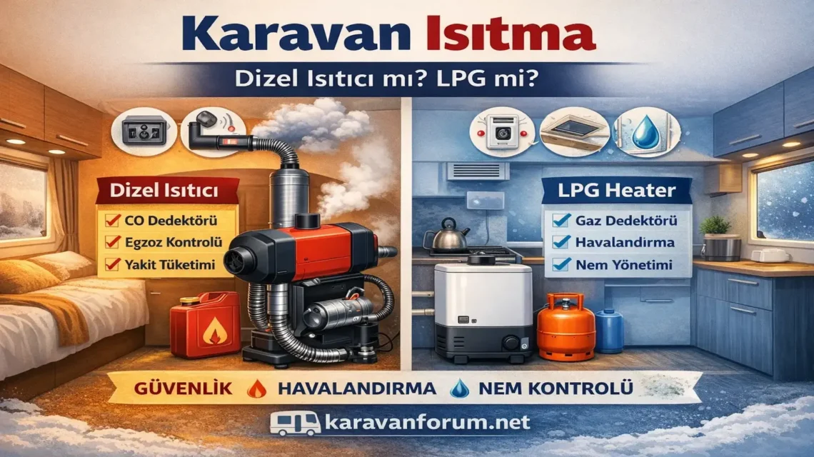 Karavan ısıtma: dizel ısıtıcı mı LPG mi karşılaştırması (karavanforum.net)