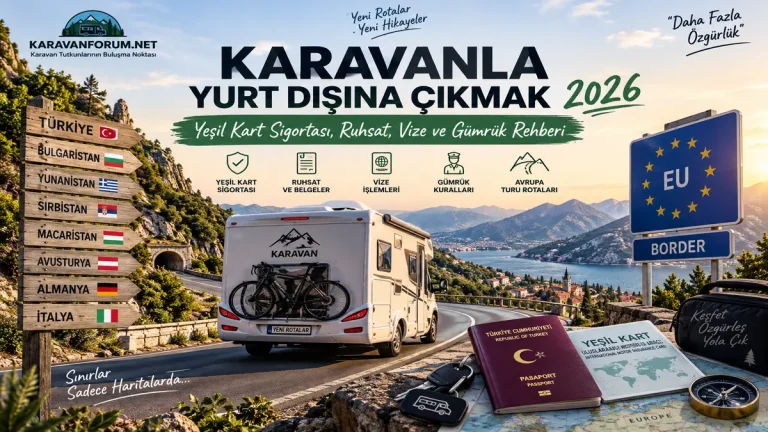 Karavanla yurt dışına çıkmak için 2026 belge ve sigorta rehberi